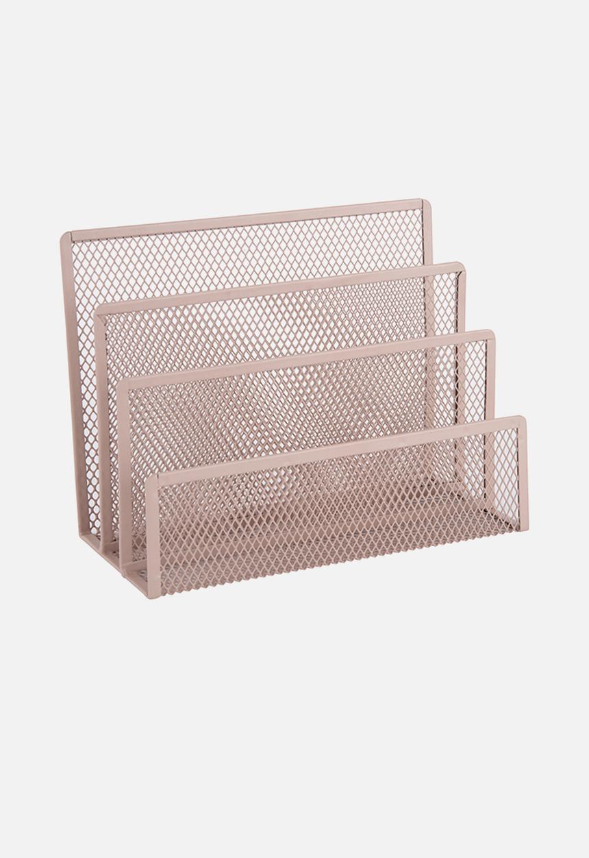 Present Time - Letter holder - light pink