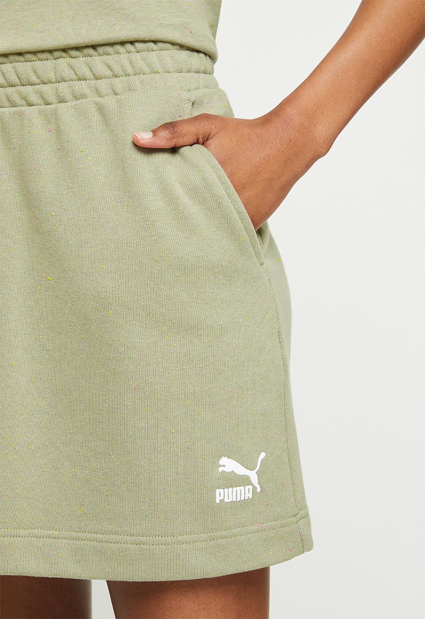 PUMA - Re:collection mini skirt tr - pebble gray heather