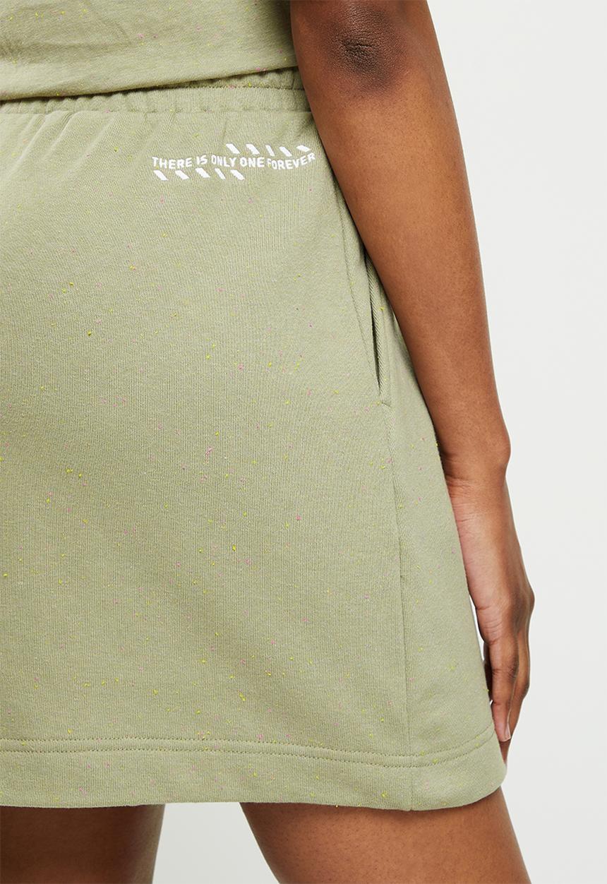 PUMA - Re:collection mini skirt tr - pebble gray heather