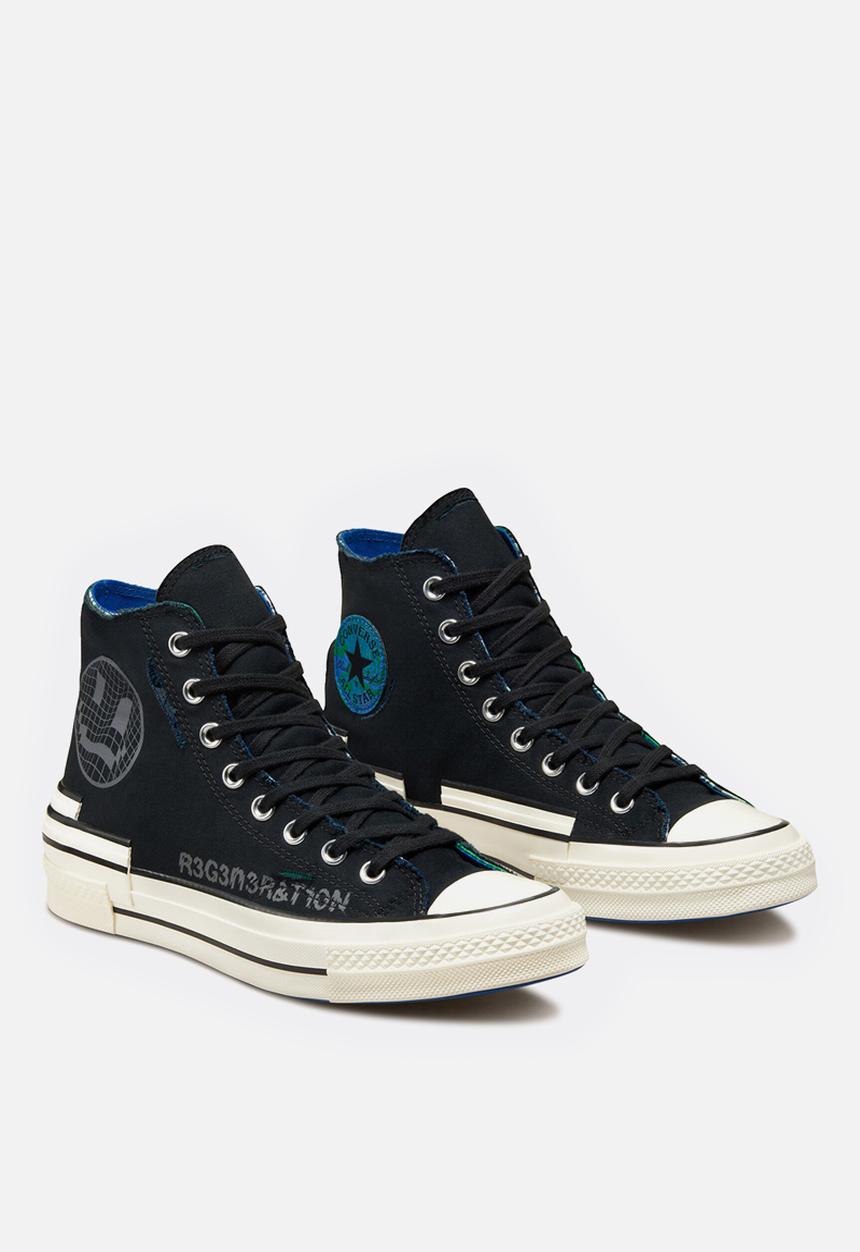 Converse - Chuck 70 hacked heel - black/iron grey/blue