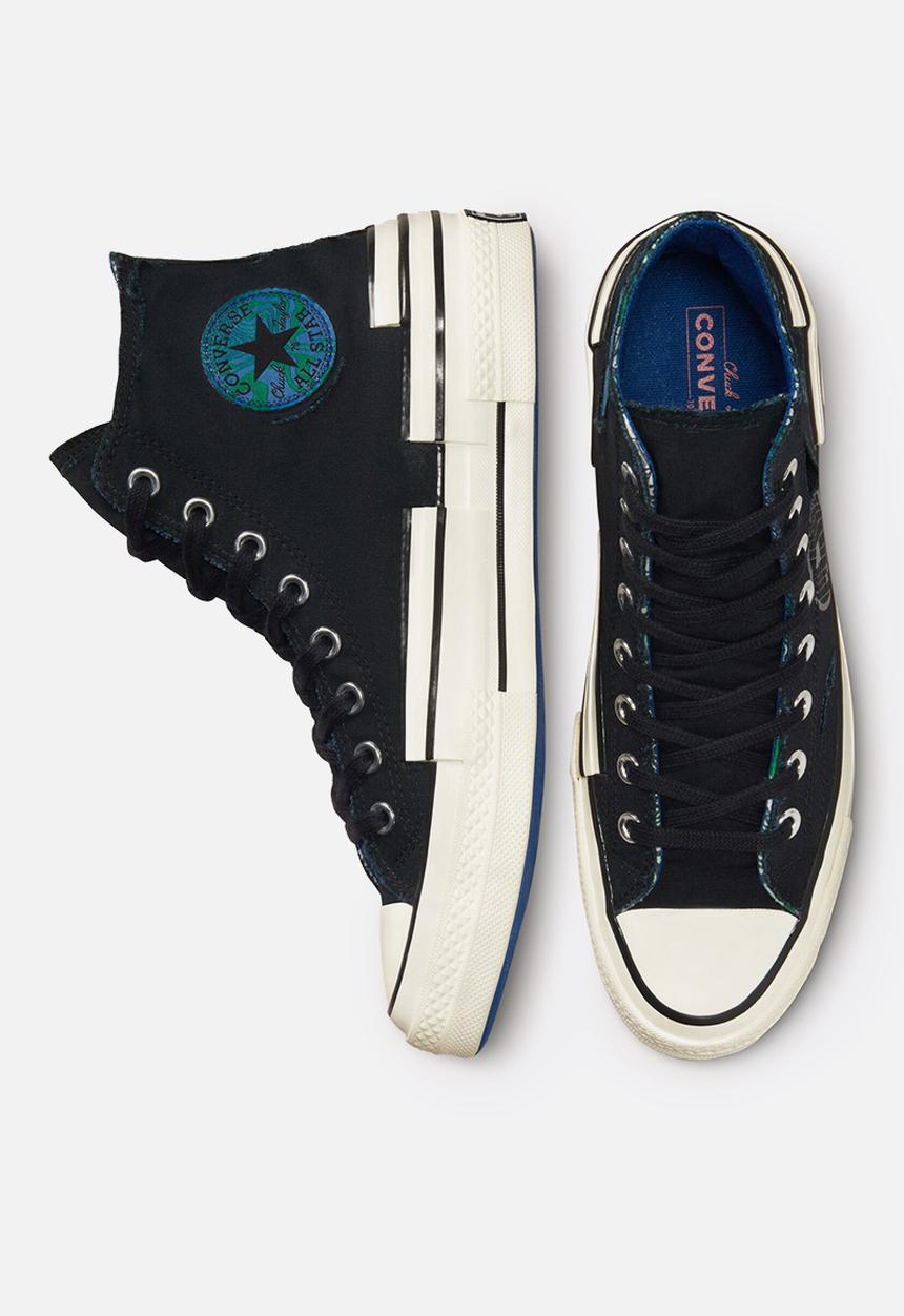 Converse - Chuck 70 hacked heel - black/iron grey/blue