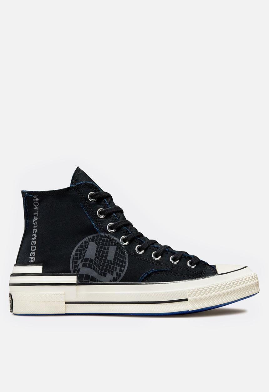 Converse - Chuck 70 hacked heel - black/iron grey/blue
