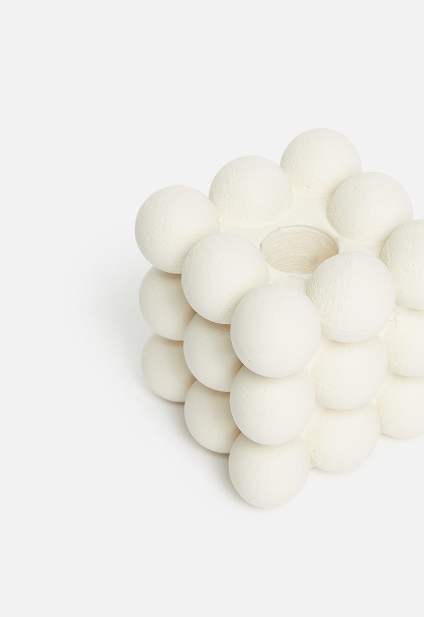 Sixth Floor - Bobbi candle holder - off-white