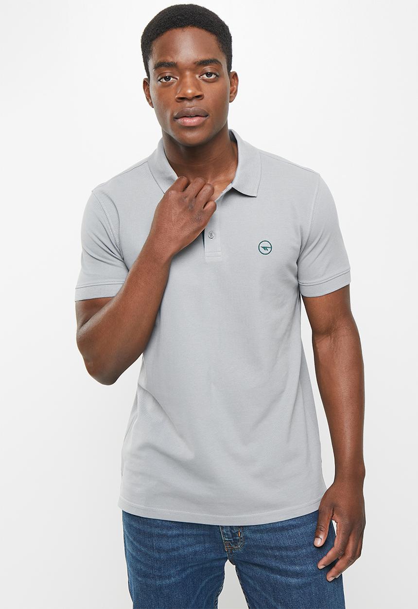 Hi-Tec - Men's pique polo - ultimate grey