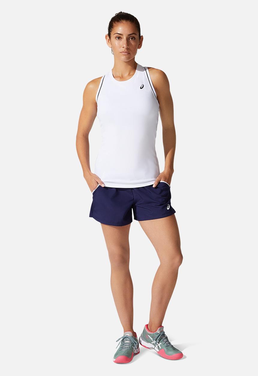 ASICS - Court w short - peacoat & brilliant white