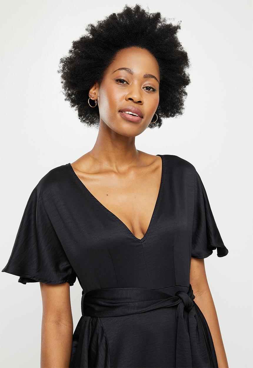 AMANDA LAIRD CHERRY - Bakoven dress - black