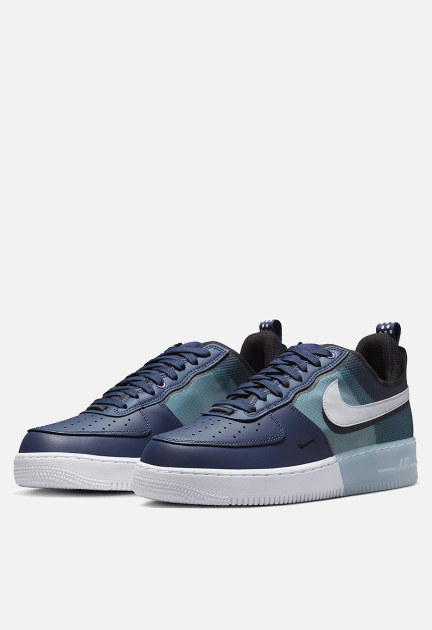 Nike - Air Force 1 react - midnight navy, white-black & action grape