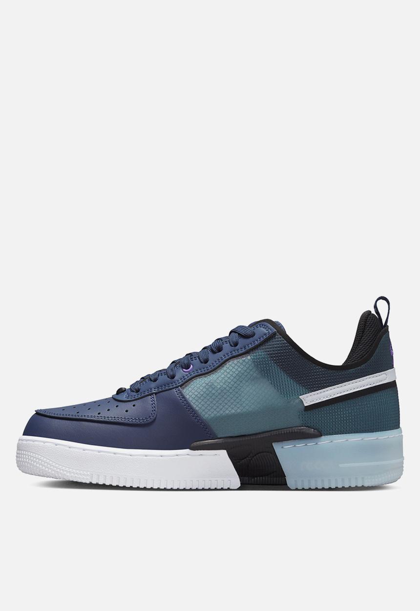 Nike - Air Force 1 react - midnight navy, white-black & action grape