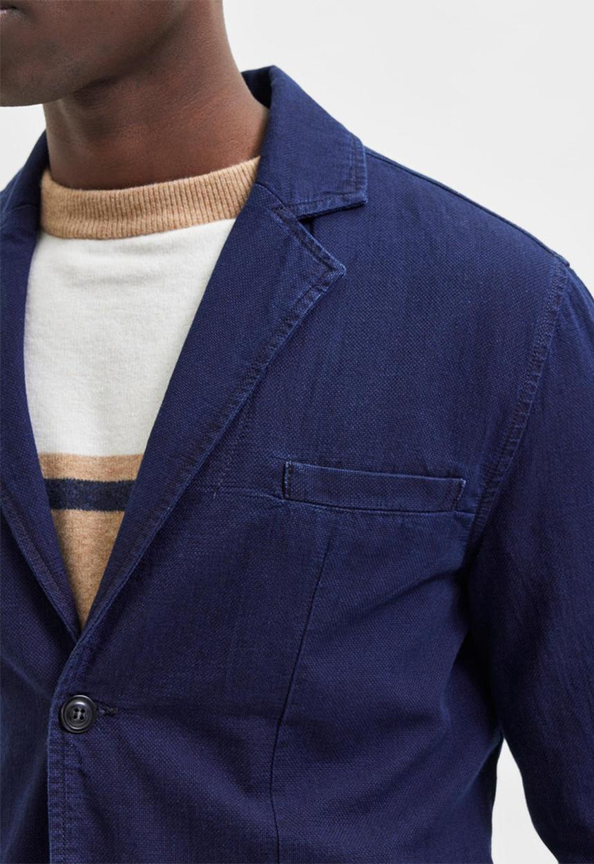 Selected Homme - Panama blazer - indigo 