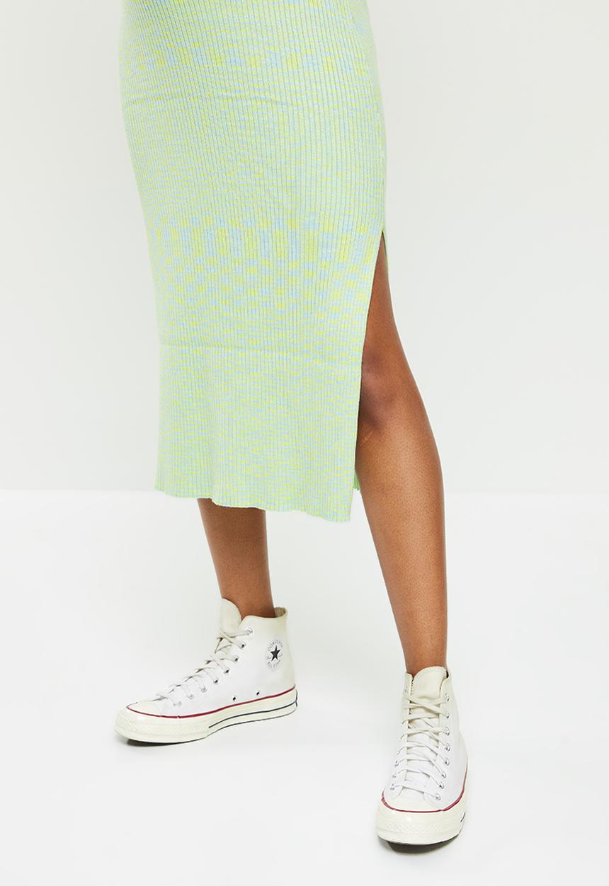 Cotton On - Maternity friendly space dye midi dress - green 