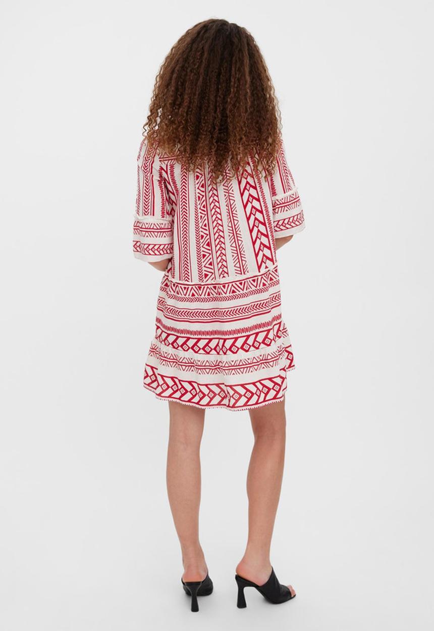 Vero Moda - Dicthe 3/4 tunic - birch & goji berry