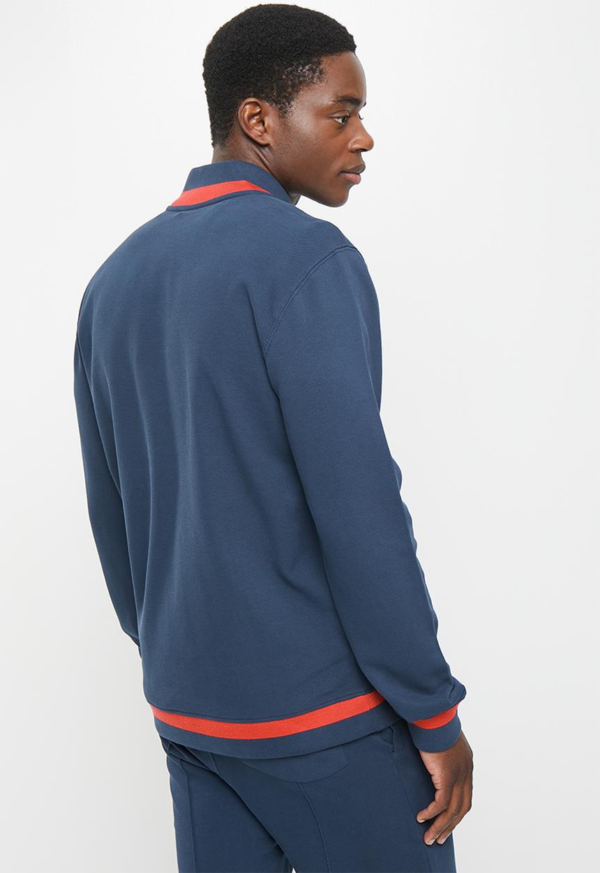 POLO - Men sport scott zip thru sweat - navy