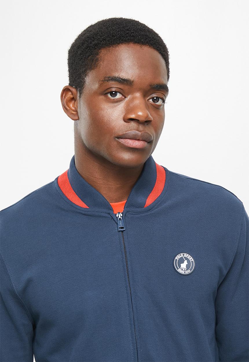 POLO - Men sport scott zip thru sweat - navy