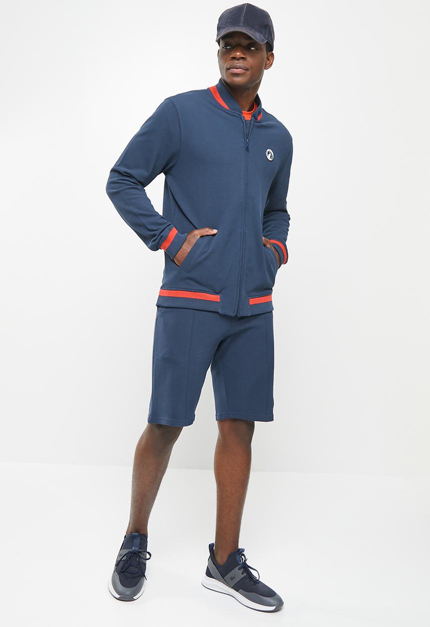 POLO - Men sport scott zip thru sweat - navy