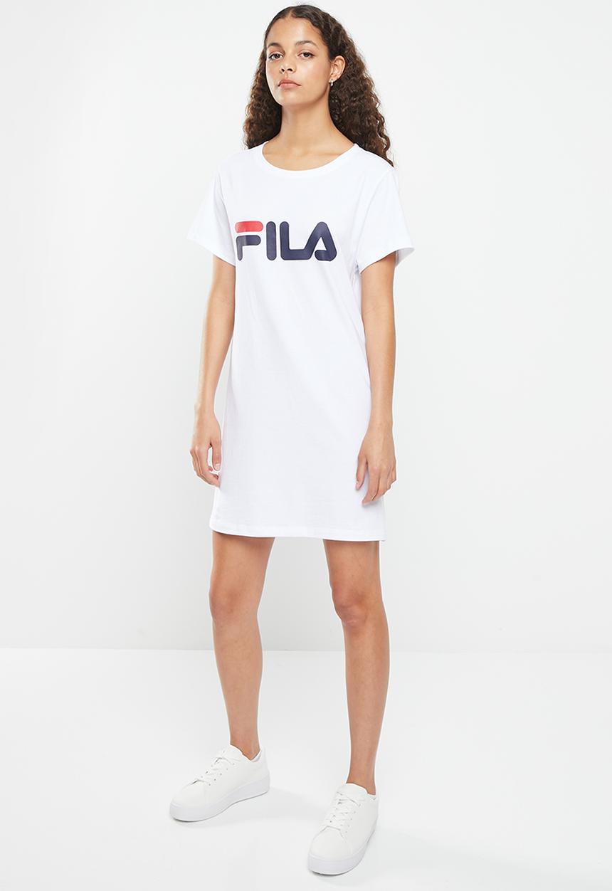 FILA - Deckle T-shirt dress - white