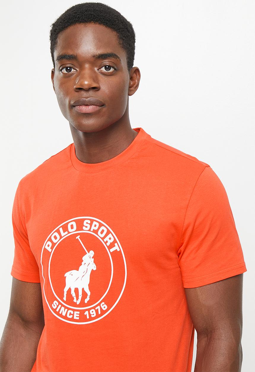 POLO - Men sport thami short sleeve logo tee - red