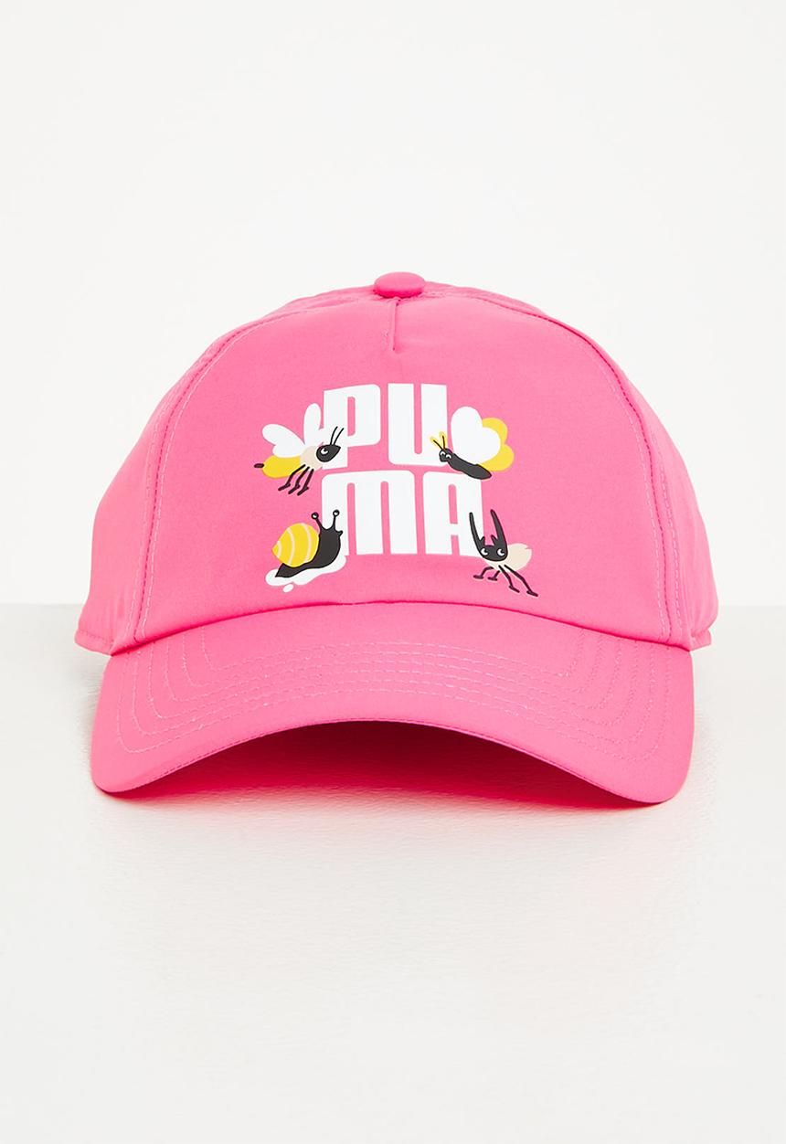 PUMA - Small world pinch panel cap - sunset pink