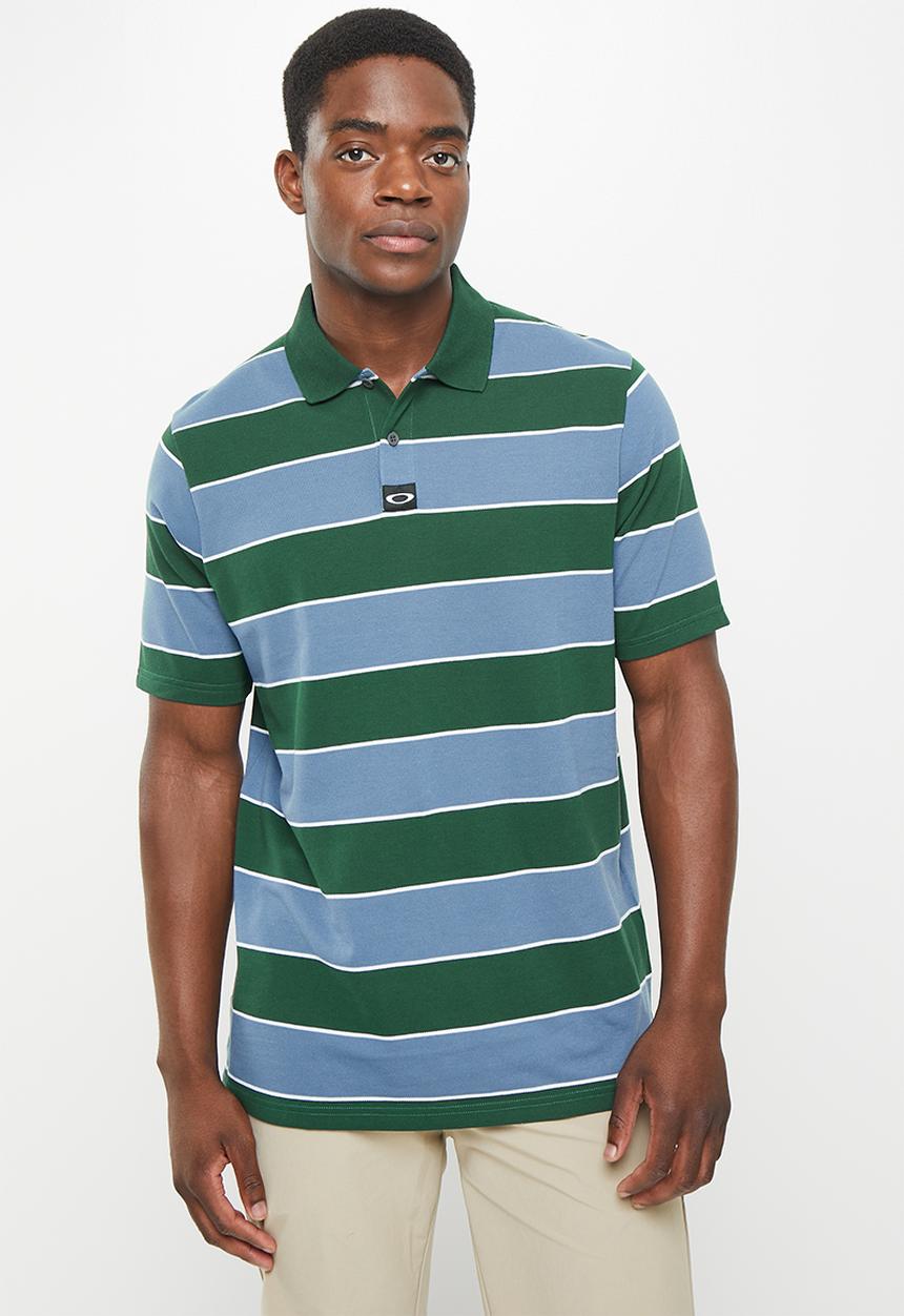 Oakley - Oakley retro soft stripe - hunter green/copen blue