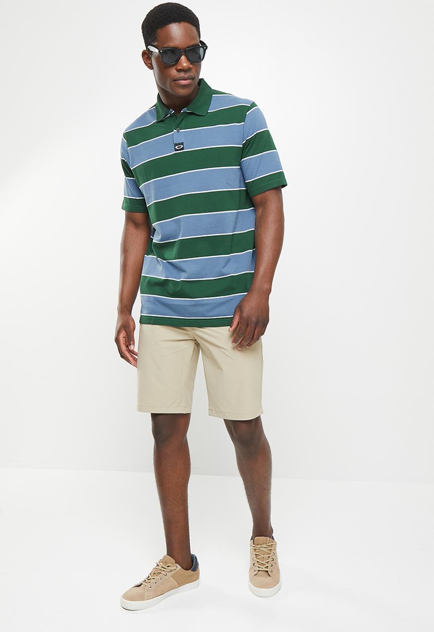 Oakley - Oakley retro soft stripe - hunter green/copen blue