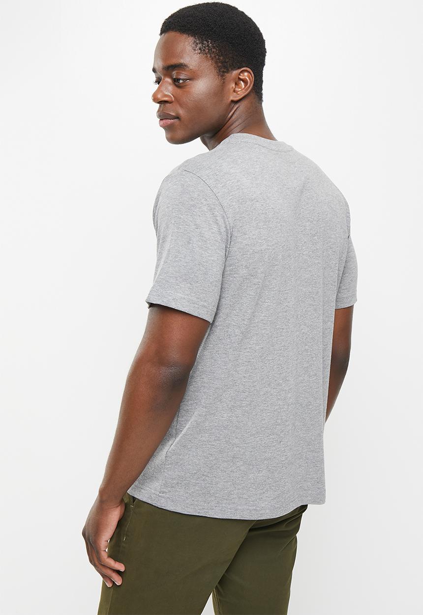 JEEP - Logo applique tee - heather grey melange