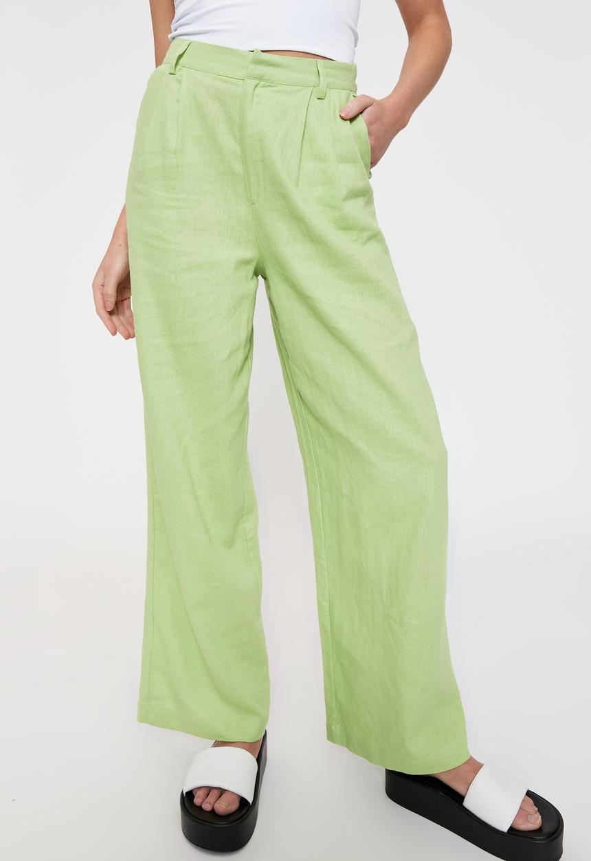 Supré  - Kendall wide leg pant - grass green