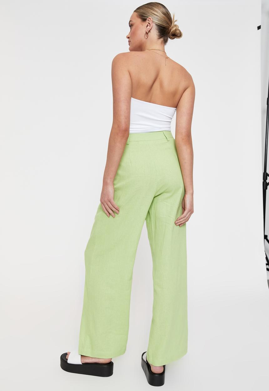 Supré  - Kendall wide leg pant - grass green