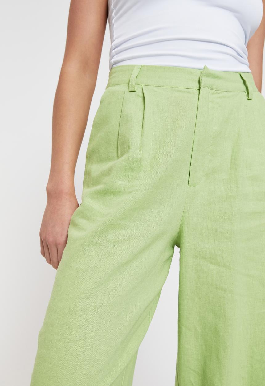 Supré  - Kendall wide leg pant - grass green