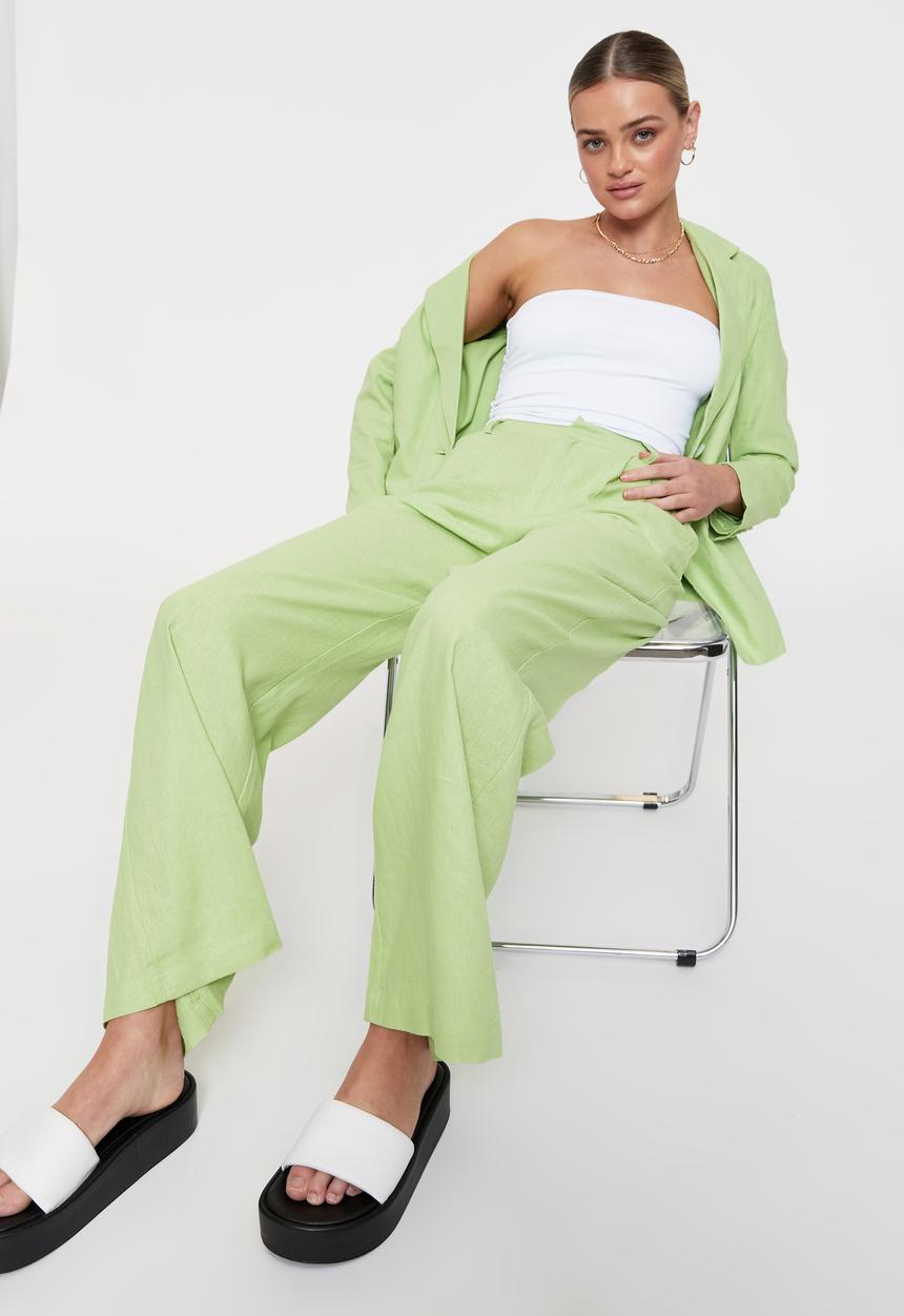 Supré  - Kendall wide leg pant - grass green
