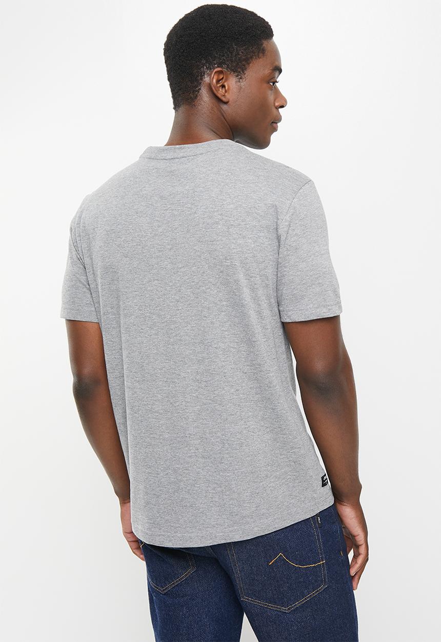 JEEP - Fashion print graphic tee - heather grey melange