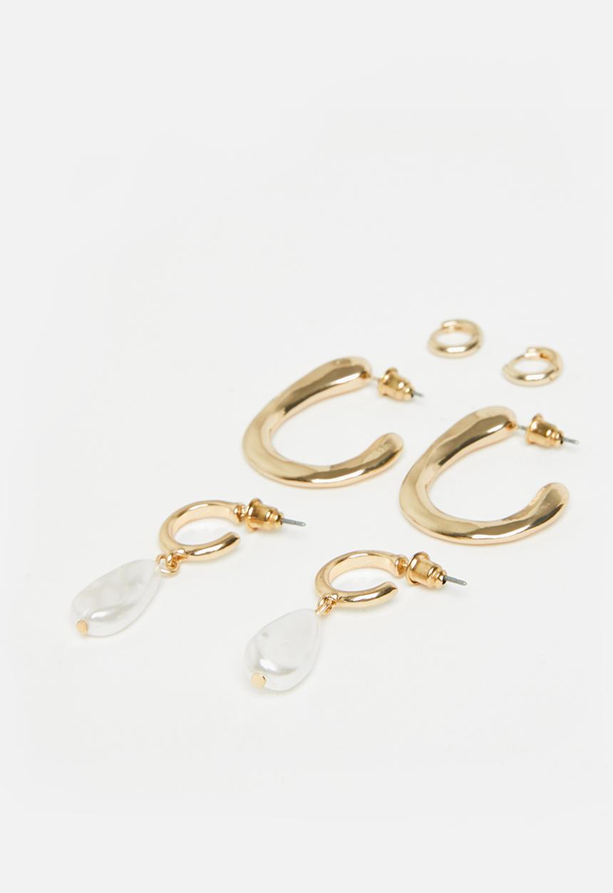 Superbalist - Kaitlyn earring pack - gold