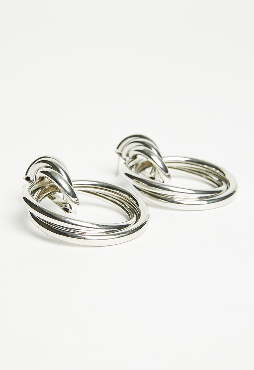 Superbalist - Tika hoop earrings - silver