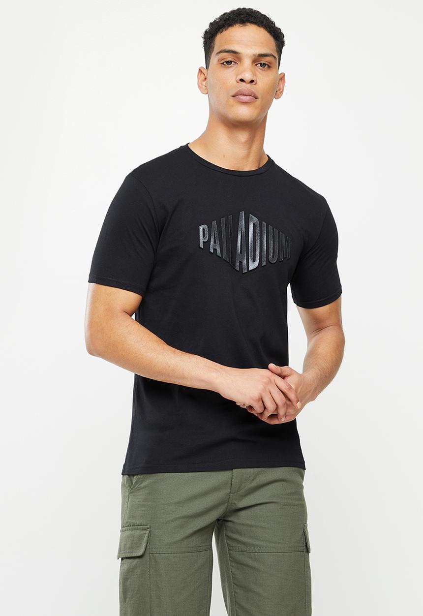 Palladium - Raised embossed T-shirt - black