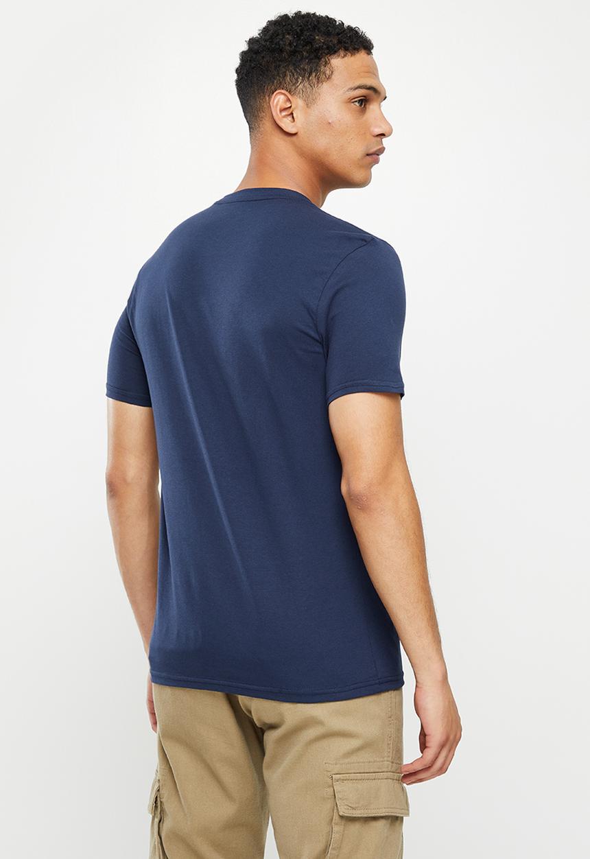 Palladium - Raised embossed T-shirt - navy