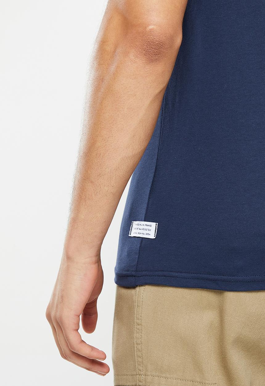 Palladium - Raised embossed T-shirt - navy
