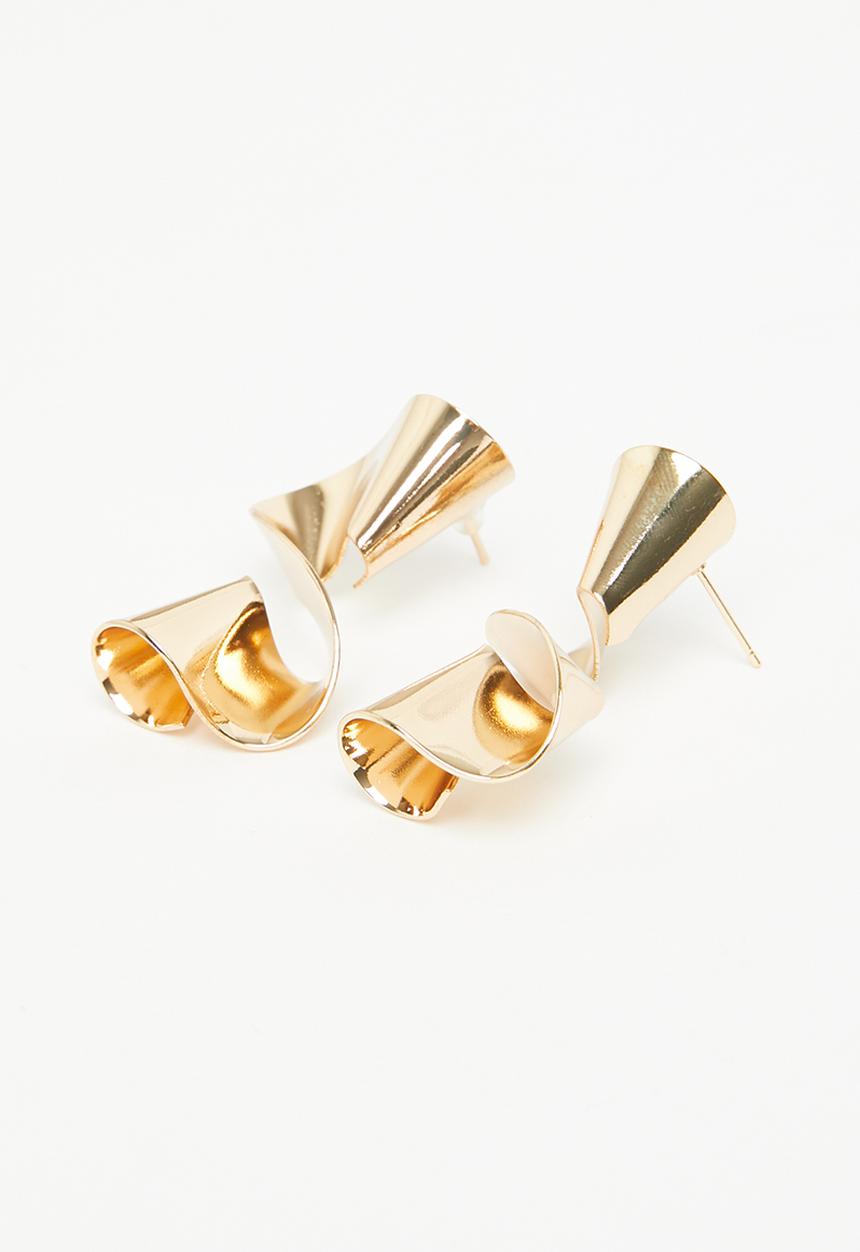 Superbalist - Martine abstract stud earrings - gold