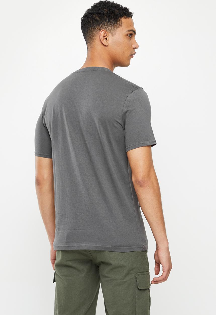 Palladium - Raised embossed T-shirt - charcoal