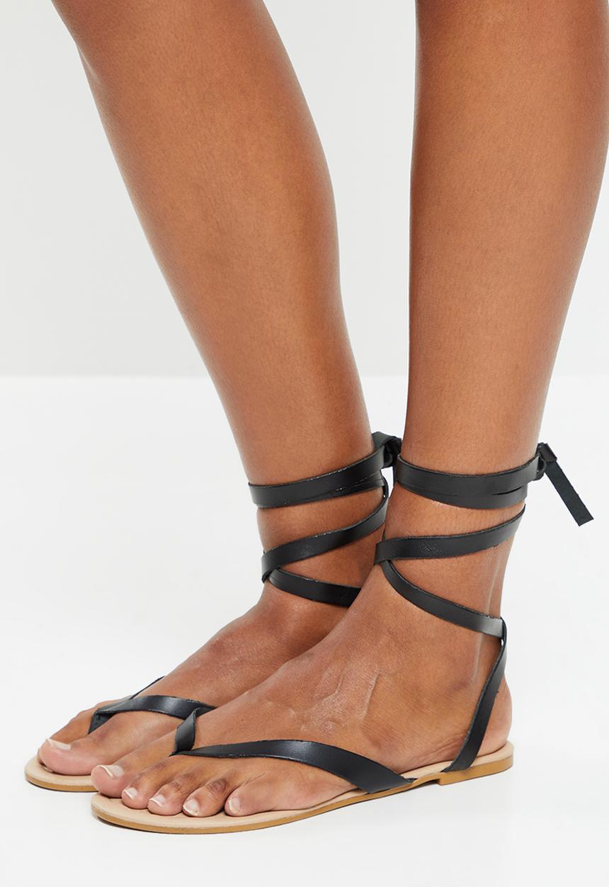Superbalist - Mariana ankletie sandal - black
