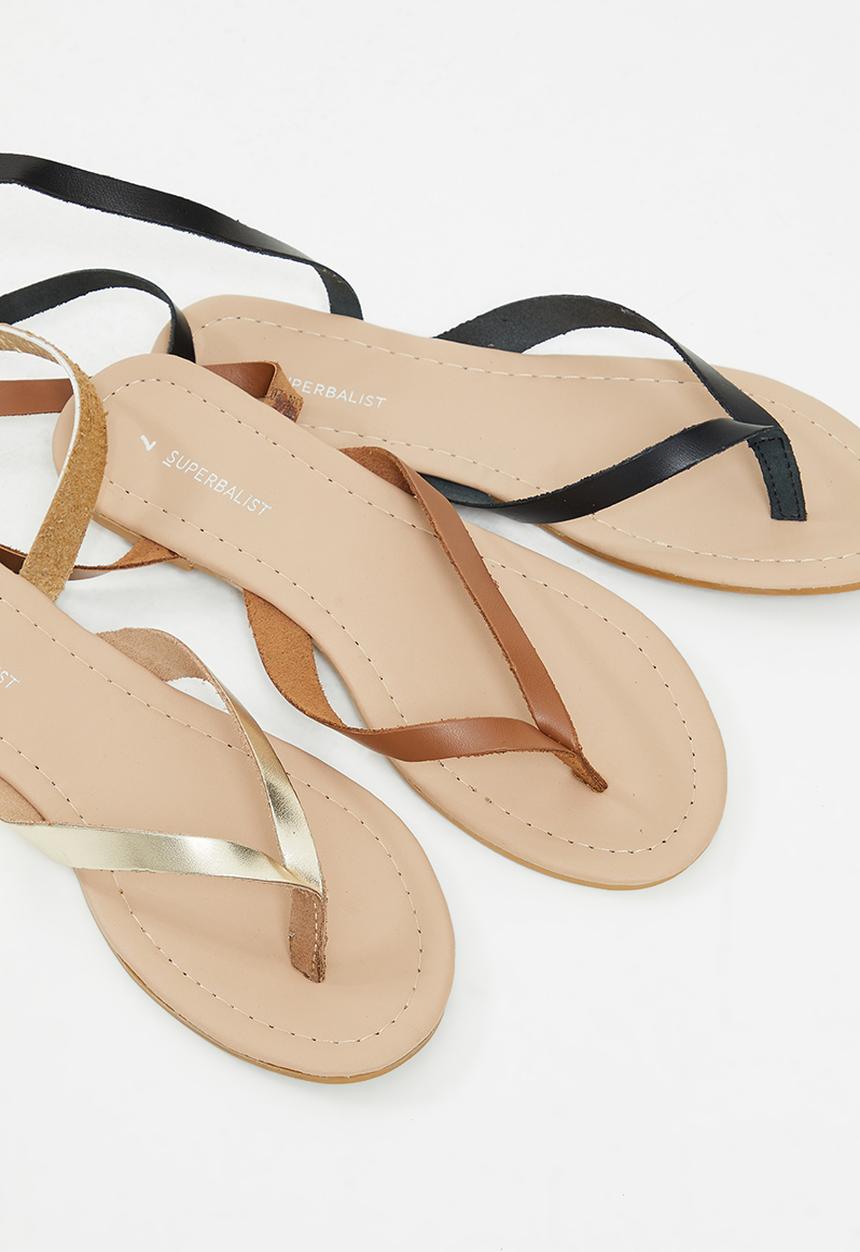 Superbalist - Mariana ankletie sandal - black