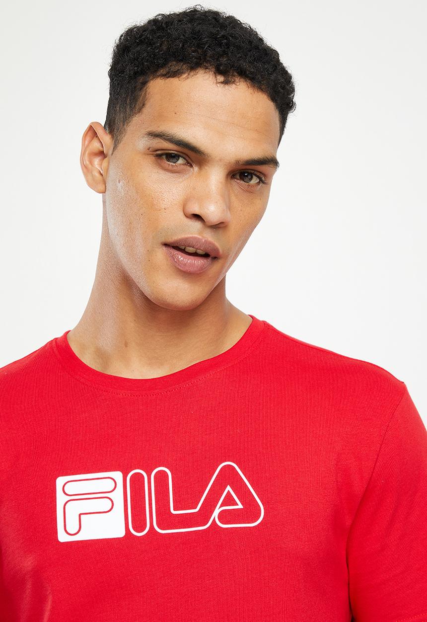 FILA - Mono grant T-shirt - chinese red