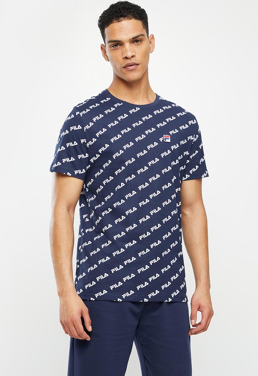 FILA - Zake T-shirt - peacoat 
