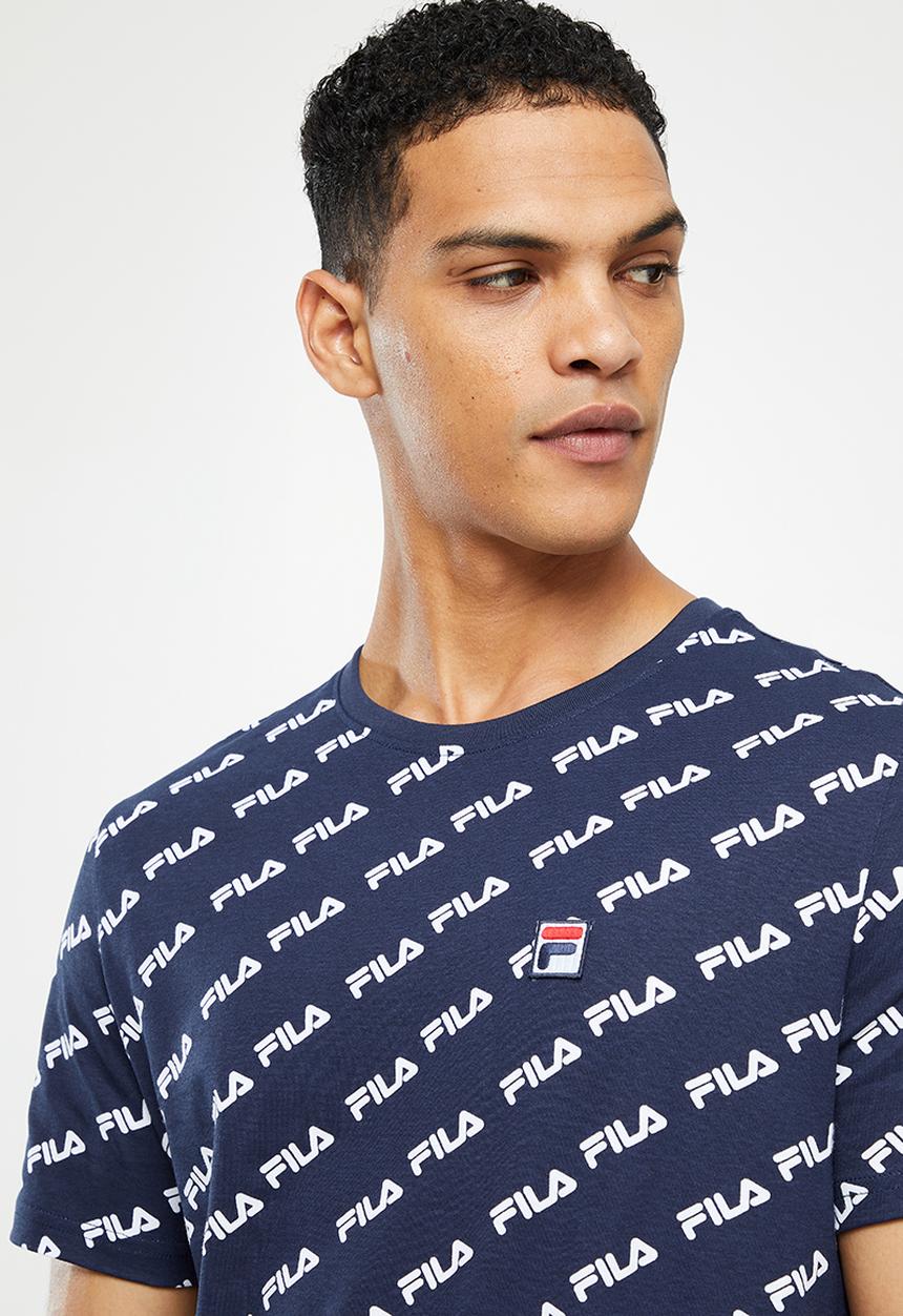 FILA - Zake T-shirt - peacoat 