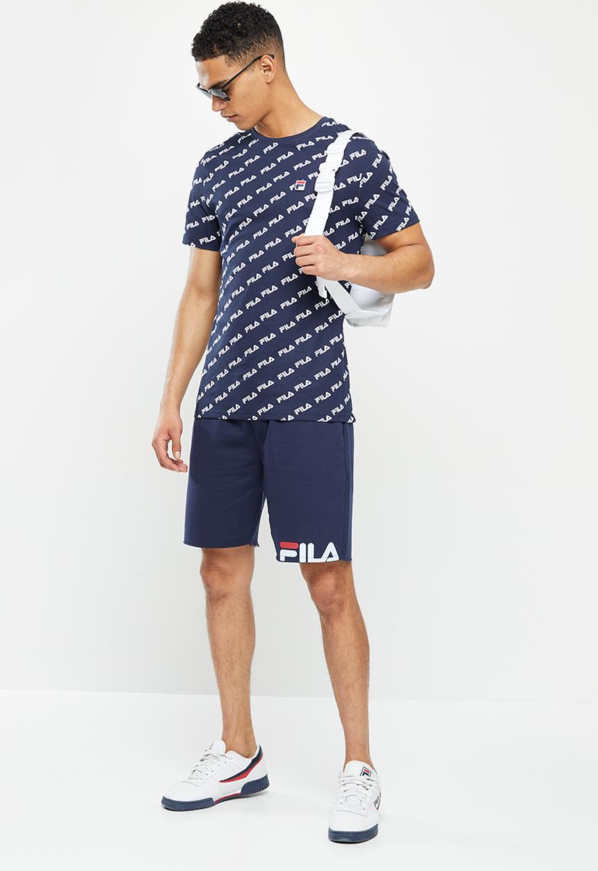 FILA - Zake T-shirt - peacoat 
