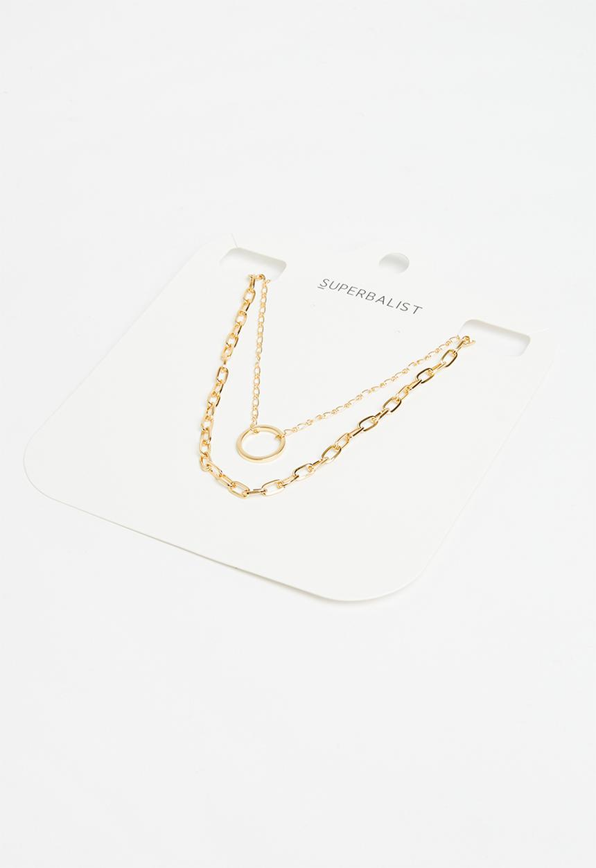 Superbalist - Tammy charm layered necklace - gold