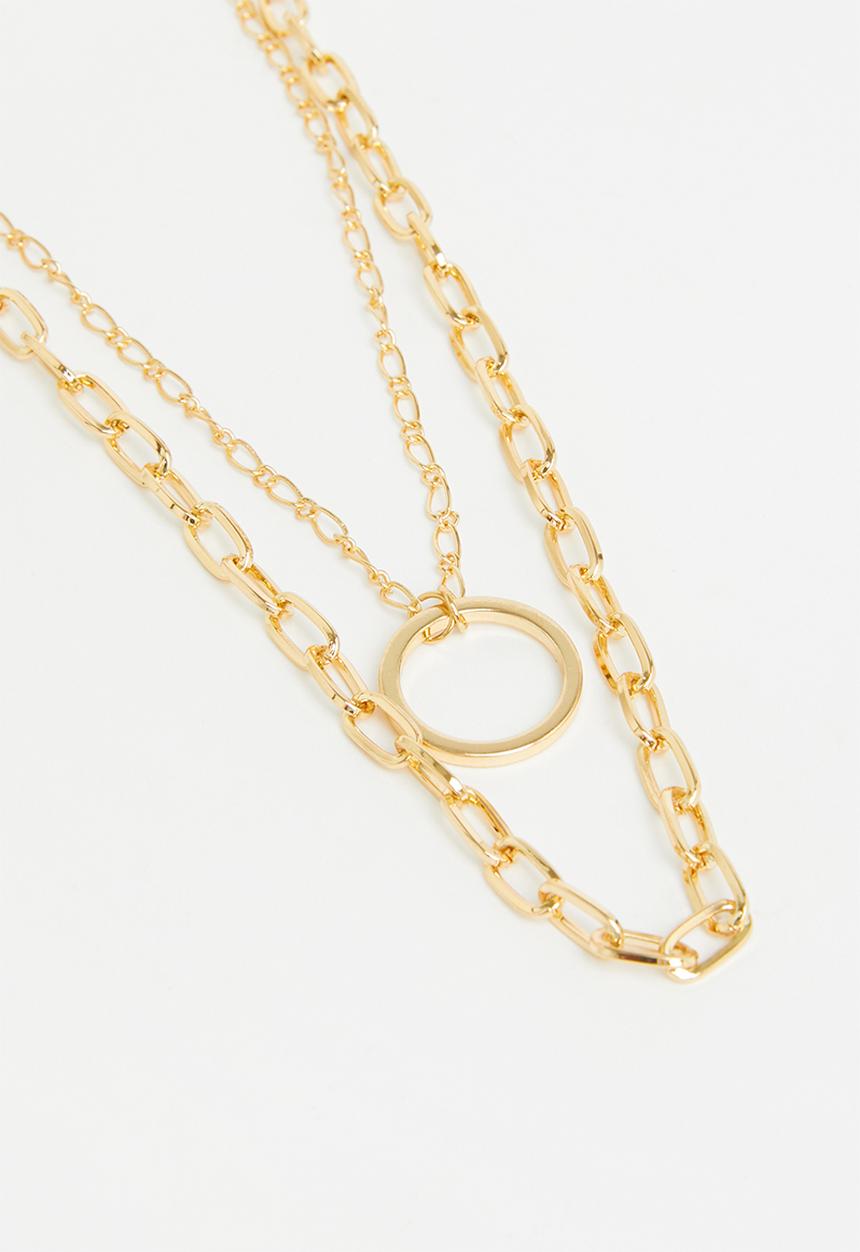 Superbalist - Tammy charm layered necklace - gold