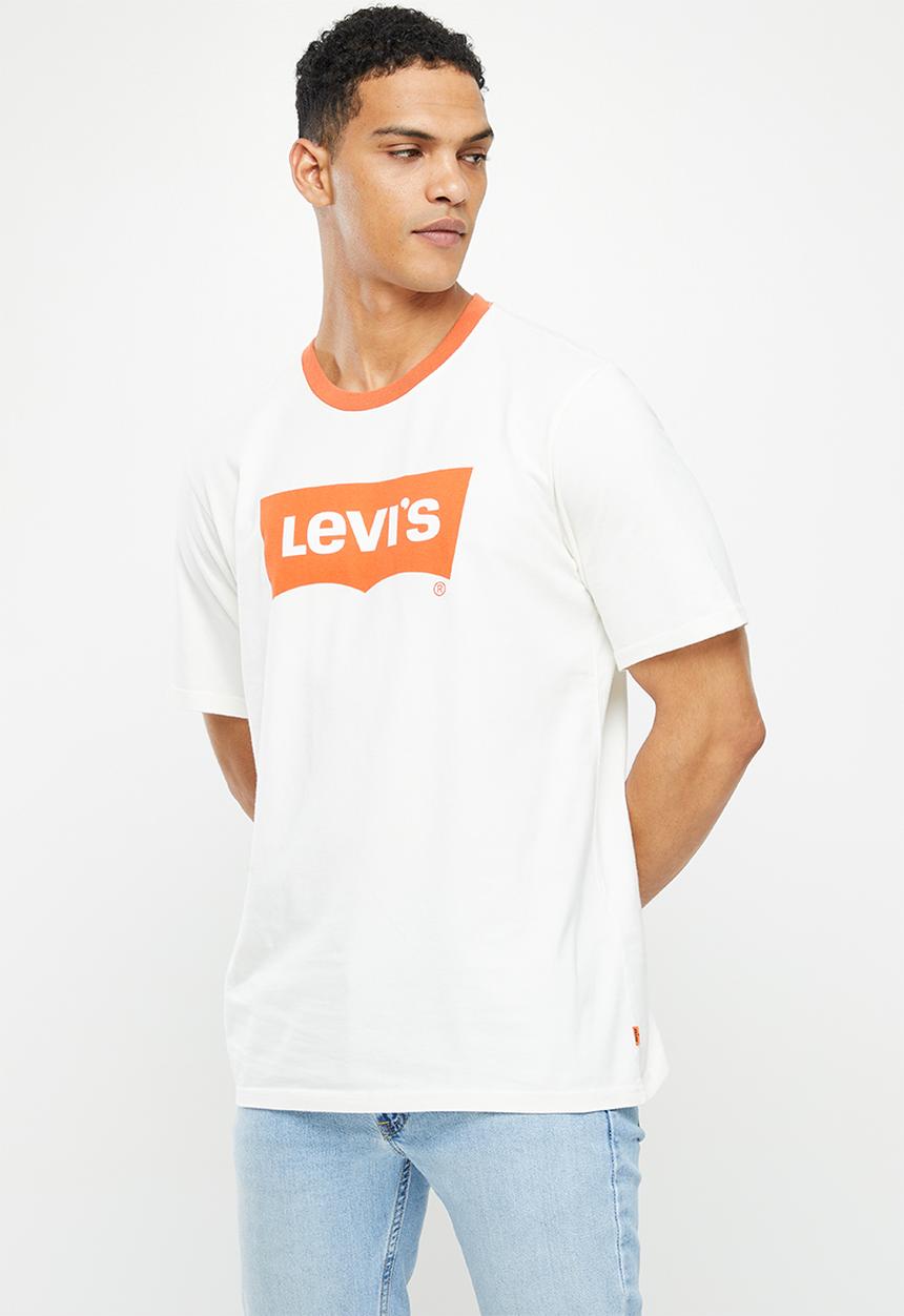 Levi’s® - Short sleeve relaxed fit tee orange tab bw vw - sugar
