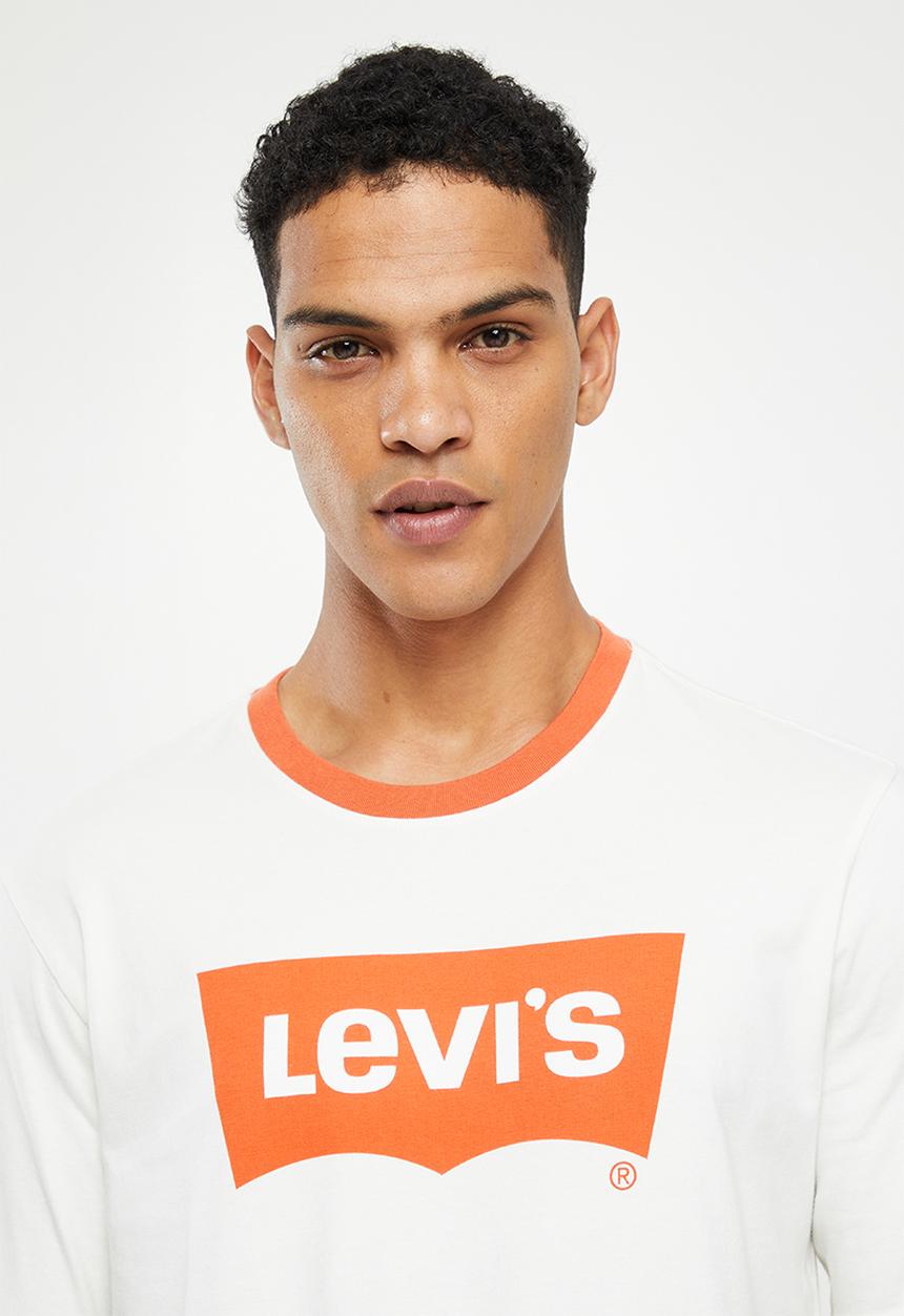 Levi’s® - Short sleeve relaxed fit tee orange tab bw vw - sugar
