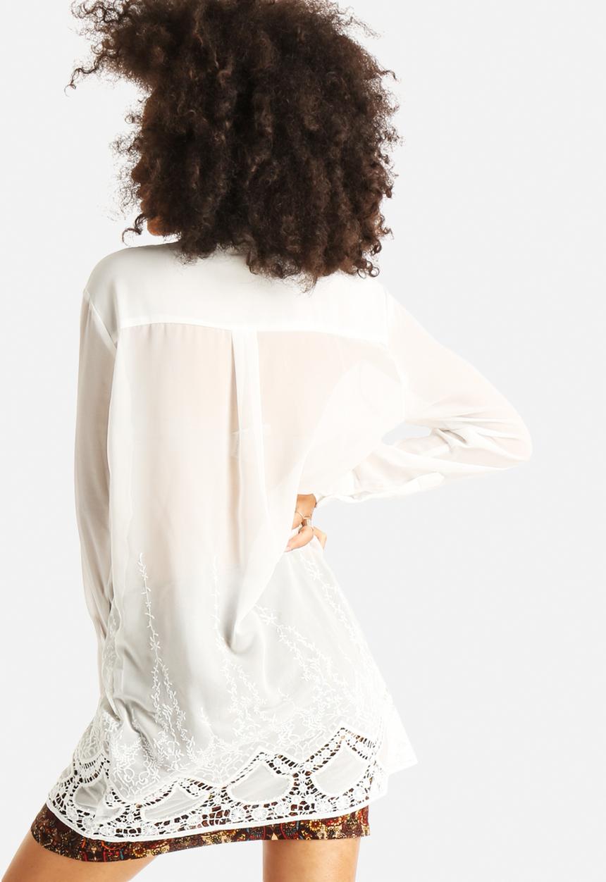 Glamorous - Long Lace Shirt