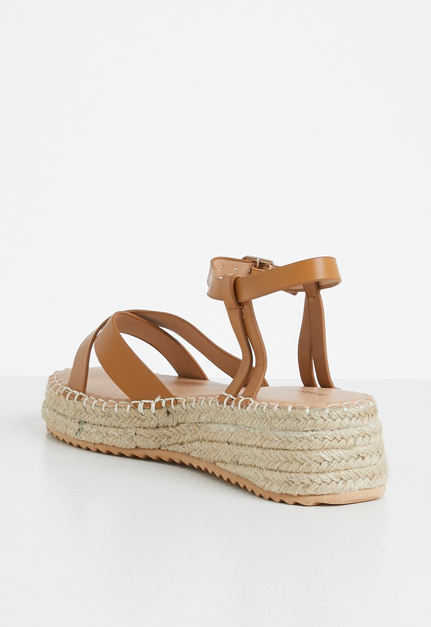 Superbalist - Caitlin ankle strap espadrille - tan