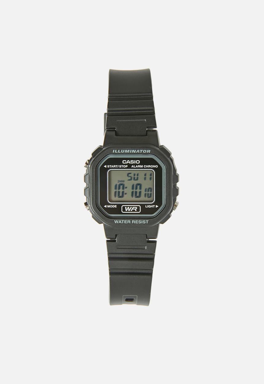 Casio - Boys standard square digital watch - black