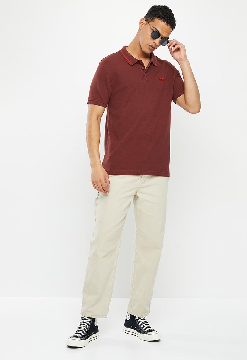 Levi’s® - Relaxed seasonal polo za port - burgundy